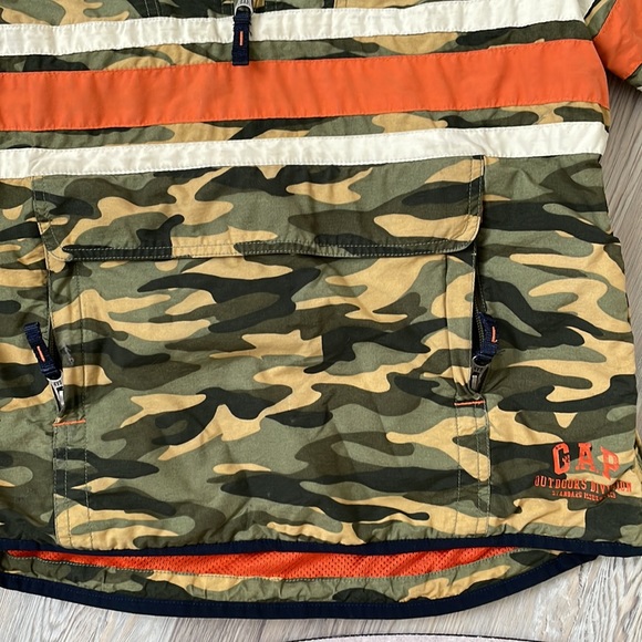 Gap kids quarter zip rain pullover - Picture 3 of 4